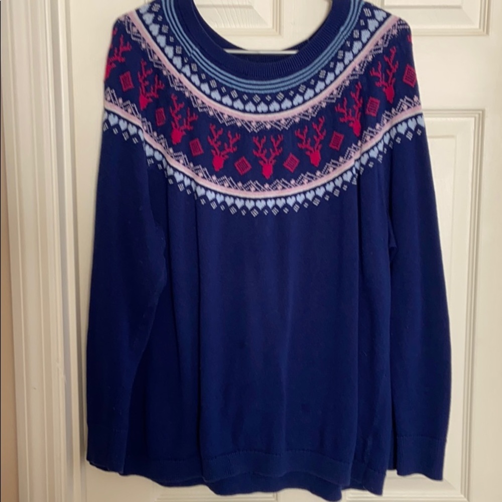 2X Talbots Women’s Navy Winter Sweater Long sleeve